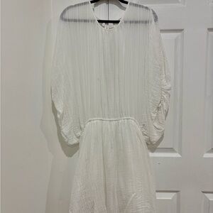 Aerie White Golden Hour Dress - XXL
